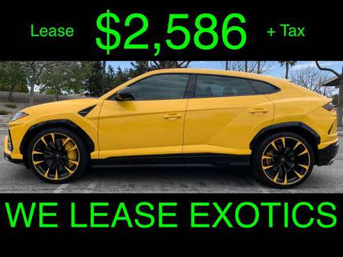 2019 Lamborghini Urus - Lease 2, 586 Tax 60 Mo - WE LEASE EXOTICS for sale in San Francisco, CA