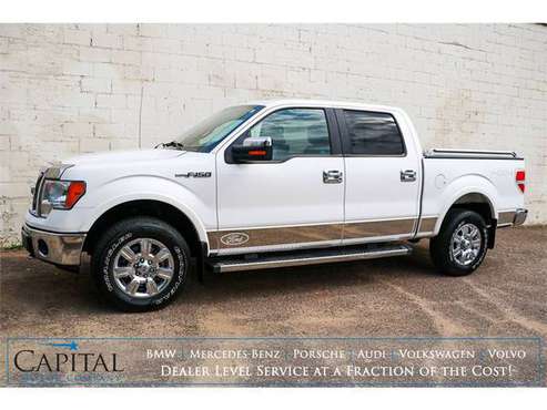 2010 Ford F-150 Lariat Crew Cab 4x4! Gorgeous Truck w/Great Options! for sale in Eau Claire, MI