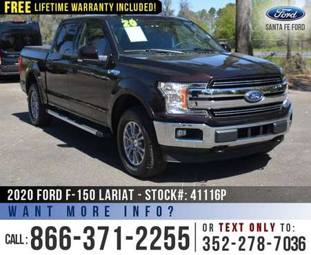 2020 FORD F150 LARIAT 4X4 Backup Camera, F-150 4WD, Leather for sale in Alachua, FL
