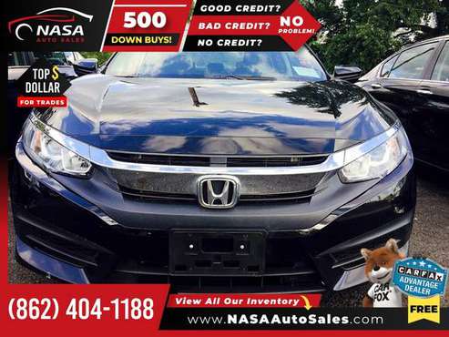 2017 Honda Civic LXSedan CVT - cars & trucks - by dealer - vehicle... for sale in Passaic, NJ