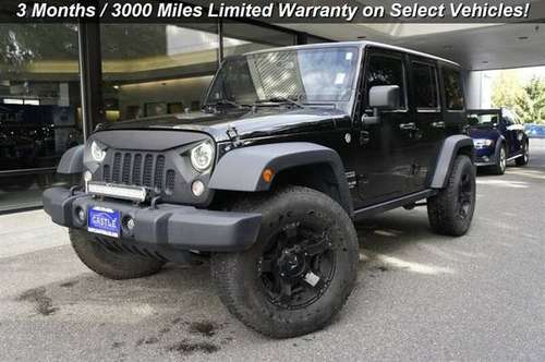2014 Jeep Wrangler 4x4 4WD Unlimited Sport SUV for sale in Lynnwood, WA