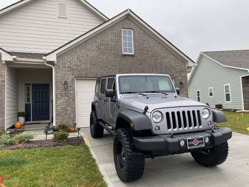 Lifted 2017 Jeep Wrangler! 48k miles, only $32,900 - cars & trucks -... for sale in Westfield, IN