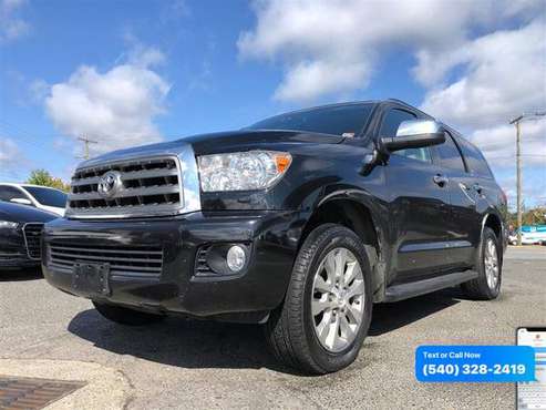 2012 TOYOTA SEQUOIA Limited - Call/Text - cars & trucks - by dealer... for sale in Fredericksburg, VA