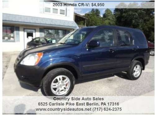 2003 Honda CR-V LX AWD 4dr SUV for sale in East Berlin, PA