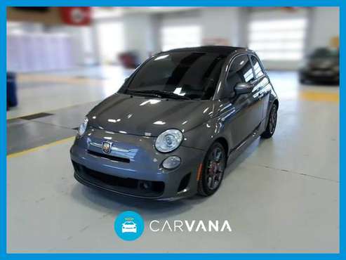 2013 FIAT 500 500c Abarth Cabrio Convertible 2D Convertible Gray for sale in OR