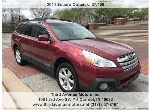 2014 Subaru Outback 2 5i Premium AWD - - by dealer for sale in Carmel, IN