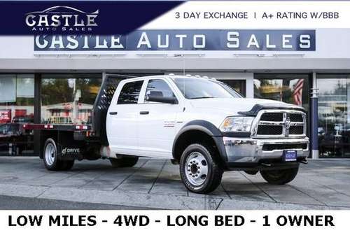 2018 Ram 5500 DIESEL 4x4 4WD Dodge DUALLY Truck - cars & trucks - by... for sale in Lynnwood, OR