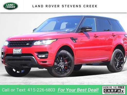 2016 Land Rover Range Rover Sport 5 0L V8 Supercharged Autobiography for sale in San Jose, CA