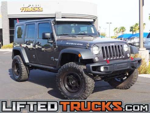 2016 Jeep Wrangler Unlimited 4WD 4DR RUBICON SUV 4x4 P - Lifted for sale in Glendale, AZ