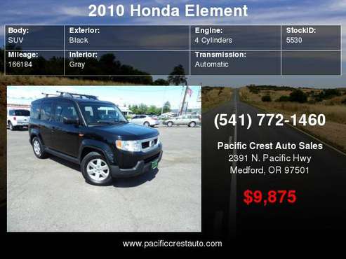 2010 Honda Element 4WD 5dr Auto EX for sale in Medford, OR
