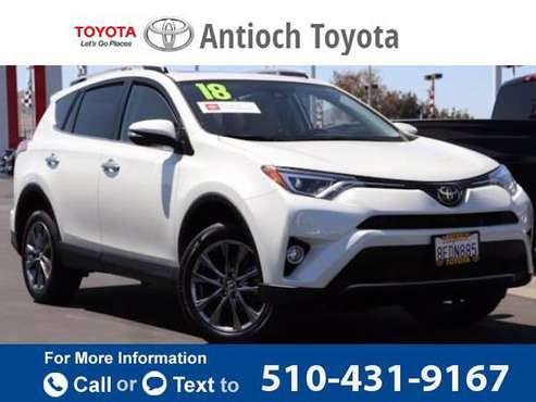 2018 Toyota RAV4 Limited hatchback - - by dealer for sale in Antioch, CA