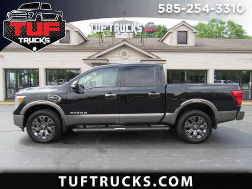 2017 Nissan Titan Platinum Reserve Crew Cab 4WD - cars & trucks - by... for sale in Rush, NY