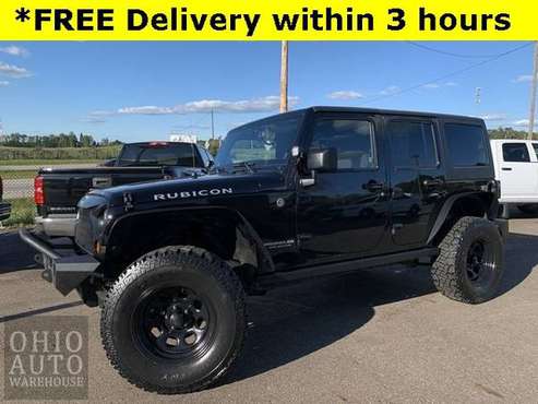 2013 Jeep Wrangler Unlimited Unlimited Rubicon 4x4 LIFTED 6-Speed V6... for sale in Canton, WV