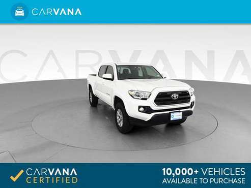 2017 Toyota Tacoma Double Cab SR5 Pickup 4D 5 ft pickup WHITE - for sale in Auburndale, MA