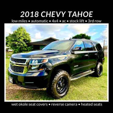 2018 CHEVY TAHOE LT - cars & trucks - by owner - vehicle automotive... for sale in Kealia, HI