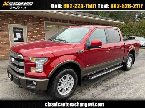 2015 Ford F-150 Lariat SuperCrew 5.5-ft. Bed 4WD - cars & trucks -... for sale in Cass Lake, VT