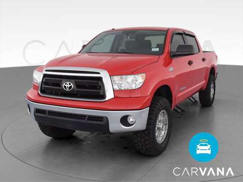 2012 Toyota Tundra CrewMax Pickup 4D 5 1/2 ft pickup Red - FINANCE -... for sale in Nazareth, MI