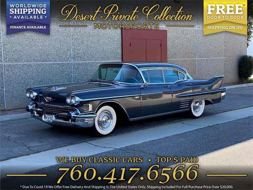1958 Cadillac Series 62 for sale in Palm Desert , CA