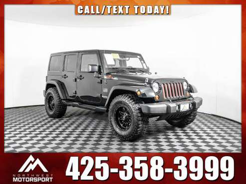 Lifted 2012 *Jeep Wrangler* Unlimited Altitude 4x4 - cars & trucks -... for sale in Lynnwood, WA