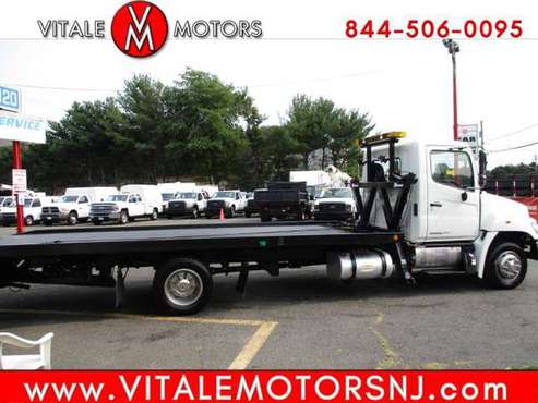 2012 Hino 258 ** SIDE PULLER OPTION ** ROLL BACK TOW TRUCK **LOW -... for sale in south amboy, AL