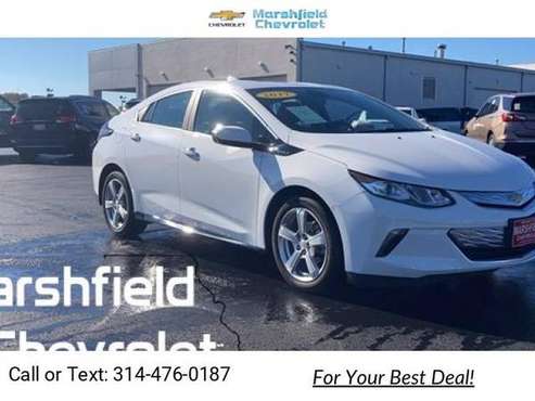 2017 Chevy Chevrolet Volt LT hatchback White - cars & trucks - by... for sale in Marshfield, MO