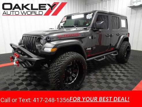 2021 Jeep Wrangler T-ROCK One Touch sky POWER Top Unlimited 4X4 suv for sale in Branson West, MO
