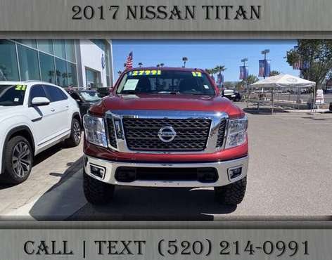 2017 Nissan Titan SV - - by dealer - vehicle for sale in Tucson, AZ