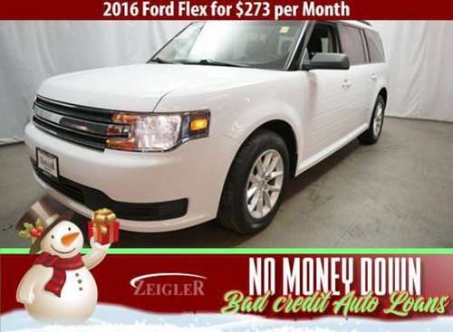 $273/mo 2016 Ford Flex Bad Credit & No Money Down OK - cars & trucks... for sale in posen, IL