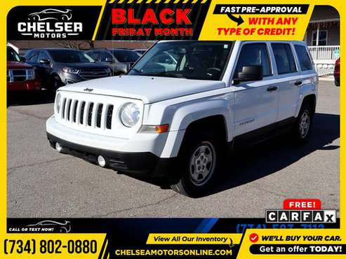 2013 Jeep *Patriot* *Sport* for ONLY $127/mo - cars & trucks - by... for sale in Chelsea, MI