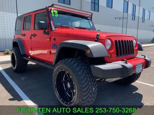 2013 JEEP WRANGLER UNLIMITED 4x4 4WD SUV SPORT TRUCK * LIFTED! * for sale in Buckley, WA