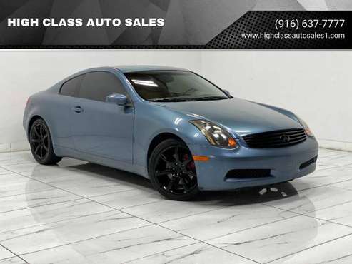 2005 Infiniti G35 Base Rwd 2dr Coupe - cars & trucks - by dealer -... for sale in Rancho Cordova, CA