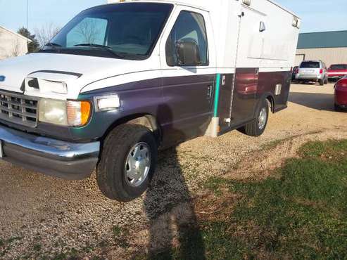 1993 ford e350 diesel boxvan-ambulance - cars & trucks - by owner -... for sale in Mendota, IL