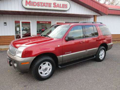 ONLY 57K! AWD! 4-NEW TIRES! 3RD ROW! 2002 MERCURY MOUNTAINEER for sale in Foley, MN