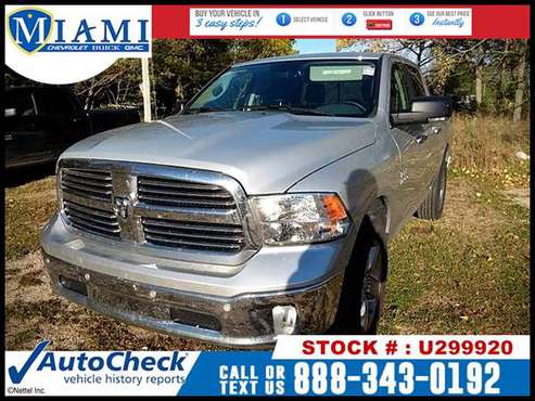 2017 RAM 1500 Big Horn 4WD TRUCK -EZ FINANCING -LOW DOWN! - cars &... for sale in Miami, MO