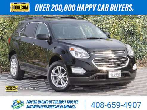 2016 Chevy Chevrolet Equinox LT suv Black - cars & trucks - by... for sale in San Jose, CA