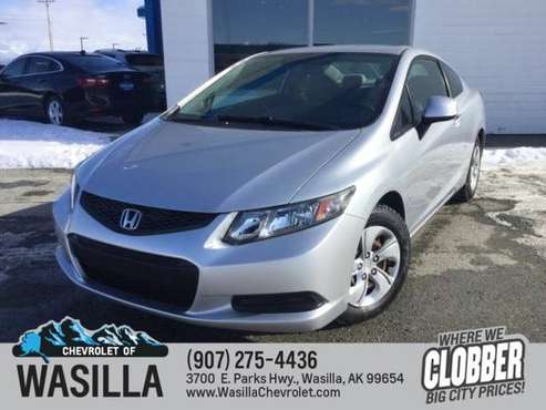 2013 Honda Civic 2dr Auto LX - - by dealer - vehicle for sale in Wasilla, AK