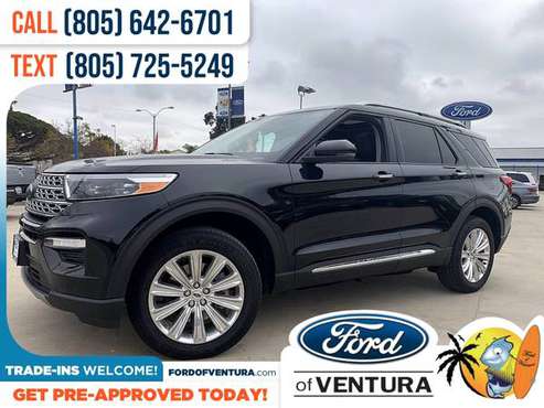 839/mo - 2021 Ford Explorer Limited - - by dealer for sale in Ventura, CA