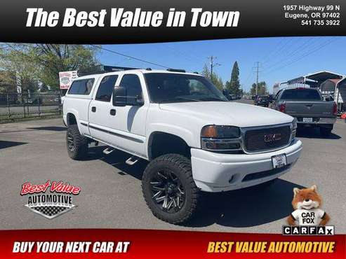 2002 GMC Sierra 2500 HD Crew Cab Short Bed - - by for sale in Eugene, OR