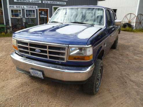 1997 FORD F-350 XL CREW CAB 4X4 4WD DANA 60 FRONT 4.10 GEAR 460 GAS V8 for sale in Westboro, WI