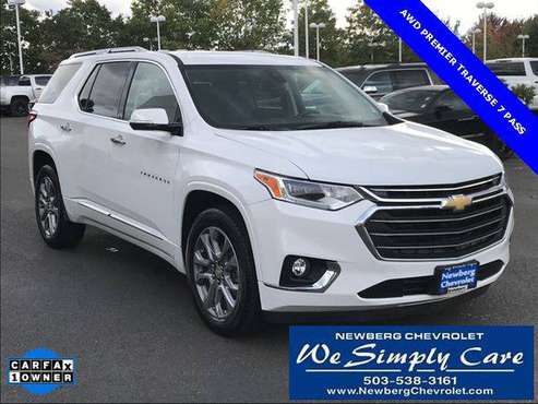 2019 Chevrolet Chevy Traverse Premier WORK WITH ANY CREDIT! for sale in Newberg, OR