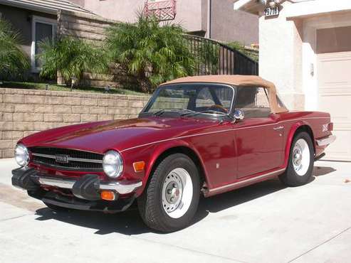 1976 Triumph TR6 46,763 original miles for sale in Castaic, CA