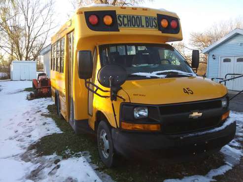 2015 Chevrolet 3500 Blue Bird Mini School Bus - cars & trucks - by... for sale in Wilson, NY