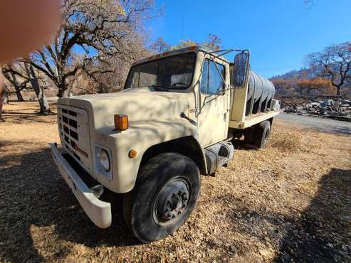 1988 International Diesil Water Truck New Tank Pump - cars & trucks... for sale in Oroville, CA
