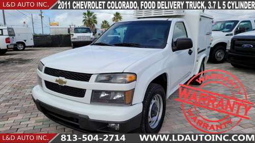 2011 CHEVROLET COLORADO, FOOD DELIVERY TRUCK, 3.7 L 5 CYLINDER -... for sale in largo, FL