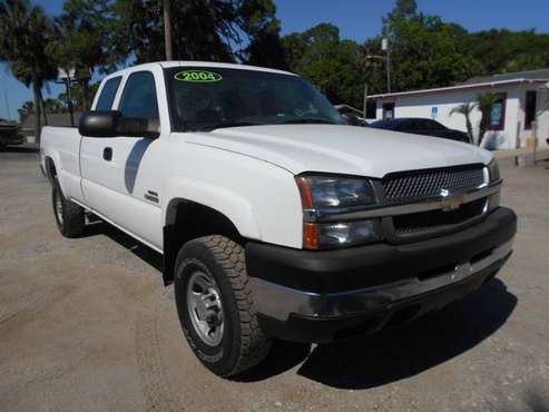 2004 Chevrolet Silverado 3500 Ext Cab 4WD Long Bed 6 6 Diesel - cars for sale in New Port Richey , FL