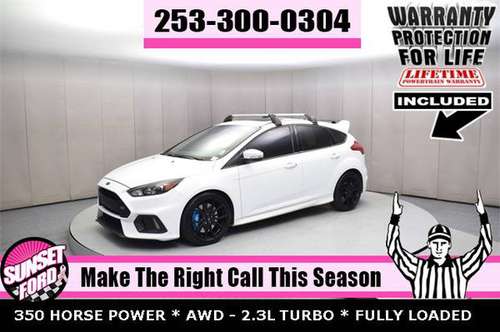 350HP AWD MANUAL 2016 Ford Focus RS 2.3L I4 TURBO Hatchback WARRANTY for sale in Sumner, WA