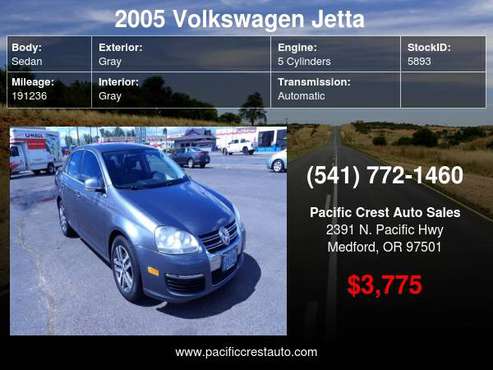 2005 Volkswagen Jetta - - by dealer - vehicle for sale in Medford, OR