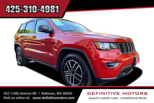 2020 Jeep Grand Cherokee Trailhawk AVAILABLE IN STOCK! SALE! for sale in Bellevue, WA