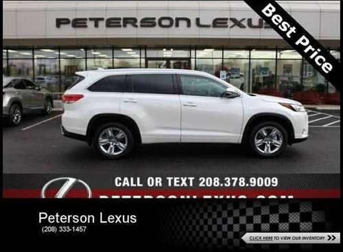 2019 Toyota Highlander Limited - cars & trucks - by dealer - vehicle... for sale in Boise, ID