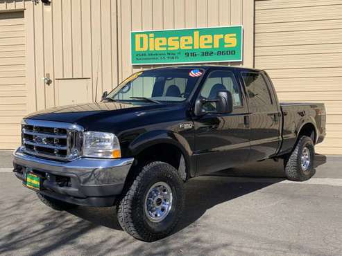 2001 Ford F350 4x4 Crew Cab Short Bed 7.3L Power Stroke Turbo Diesel... for sale in Sacramento, NV